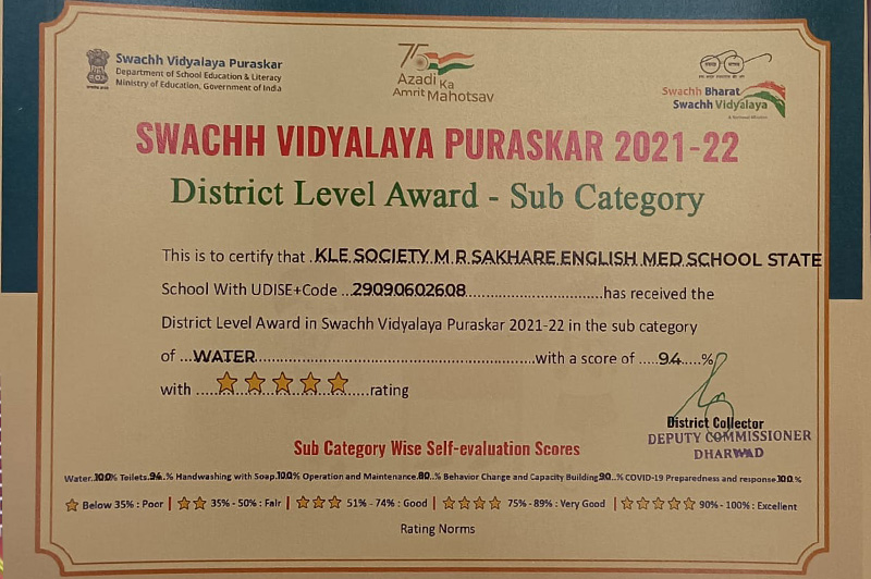 SWACHH VIDYALAYA PURASKAR