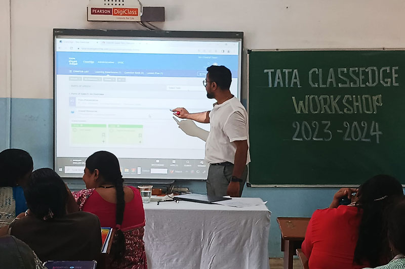 Workshop on using TATA CLASS EDGE