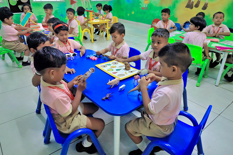 kle-school-sakhare Our pre-primary classes